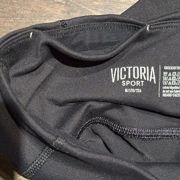 Victoria’s Secret Sport Knockout Athletic Tights Size Medium Black - Picture 3 of 10